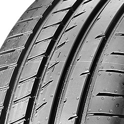 Goodyear Eagle F1 Asymmetric 2 tire in size 295/35 ZR19, featuring a sleek black rubber surface with distinctive tread patterns for enhanced grip and performance.