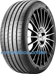 Goodyear Eagle F1 Asymmetric 3 tire in size 215/40 R18, featuring a sleek black rubber surface with prominent tread patterns and a stylish alloy wheel design.