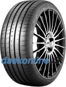 Goodyear Eagle F1 Asymmetric 5 tire in size 235/35 R19, featuring a sleek black design with prominent tread patterns and rim protection for enhanced durability.