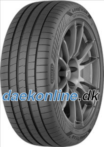 Goodyear Eagle F1 Asymmetric 6 tire in size 255/35 R19, featuring a sleek black rubber design with prominent tread pattern and rim protection (MFS) for enhanced durability.