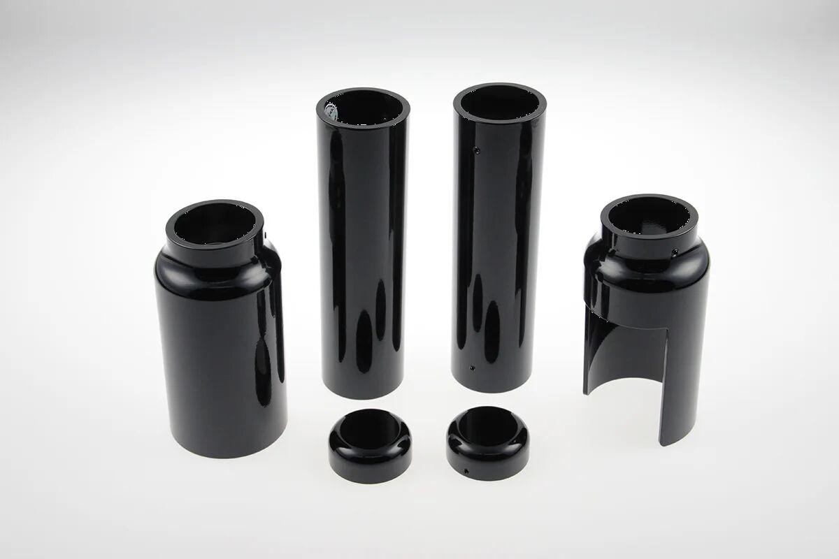 HD-ROD028 - Cult Werk Fork Covers For Harley Davidson VRSCAW 1130 2007 Upper - Black - image 2