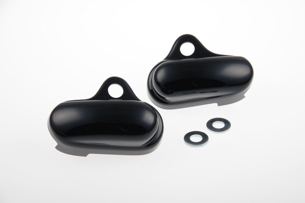 Cult Werk HD-SPO014 - Cult Werk Axle Covers for Harley Davidson XL 1200 C 2004-2020 - Black