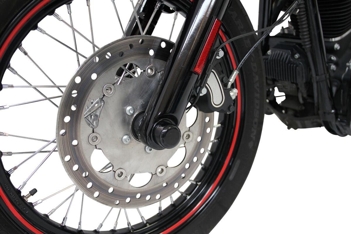 HD-UNI034 - Cult Werk Axle Cover For Harley Davidson VRSCA 1130 2002-2006 - Black - image 2