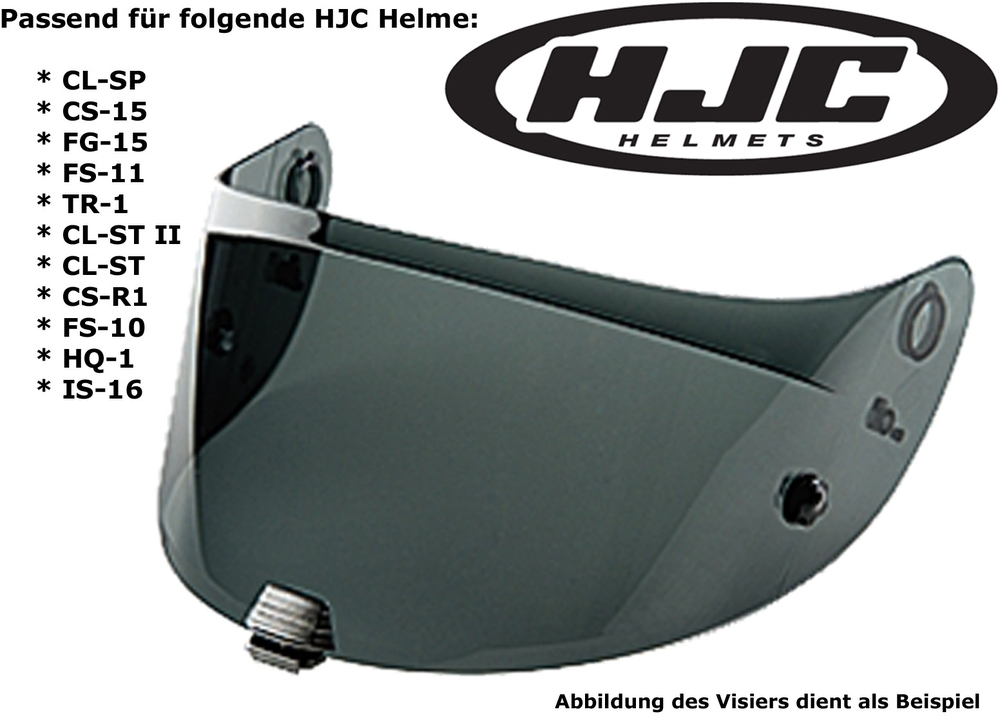 HJC HJ-09 Iridium Gold visor with a sleek, reflective gold finish, designed for various HJC helmet models, featuring side mounting points for secure attachment.