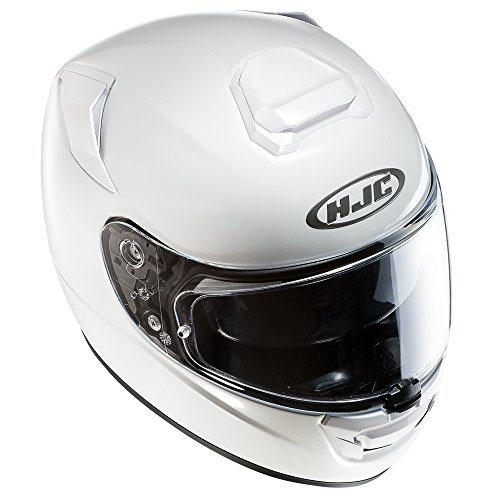 HJC RPHA 11 Plain Motorcycle Helmet XXS Gloss White - image 2