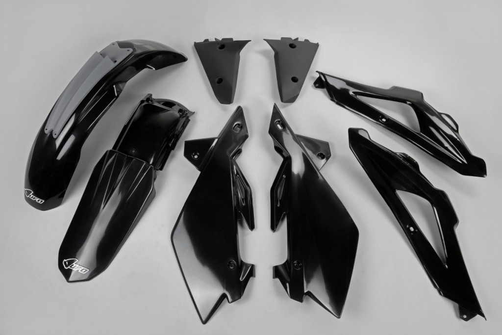 UFO HUKIT602@001 - HUKIT602@001 - UFO Full Plastics Kit - Husqvarna TC 250/450/510 2007 - Black