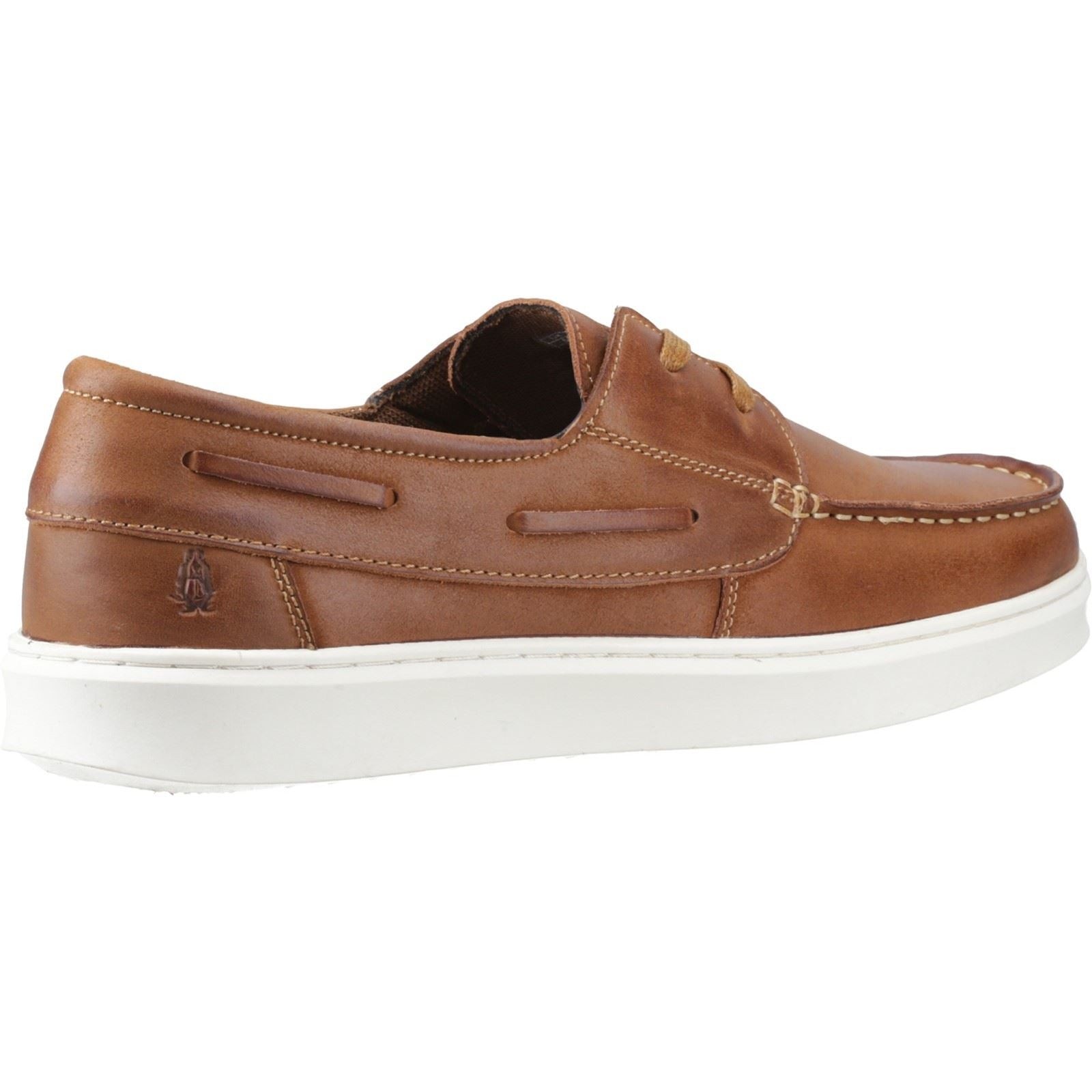 Hush Puppies Madden Boat Shoe Leather Men's Tan Boat Shoes - image 2