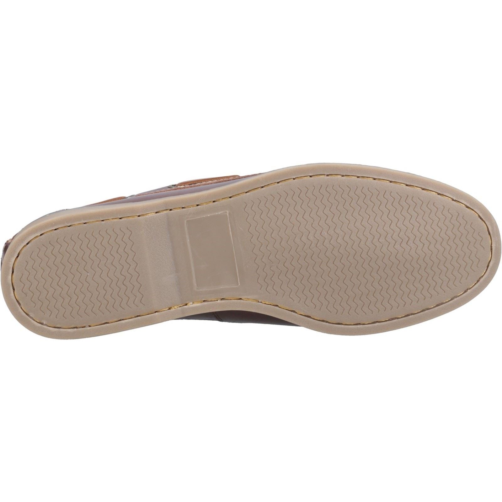 Hush Puppies Wilson Leather Men's Brown Boat Shoes - image 3