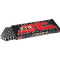 Heavy-duty JT Sprockets 530X1R Expert Series X-Ring chain in a black and red box, featuring a durable metal construction and multiple links for enhanced performance.
