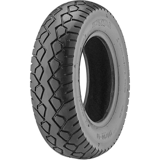 Kenda K346 motorcycle tyre in size 130/90 15, featuring a black rubber material with a tread pattern designed for rear use, marked with the specifications 66P TL.