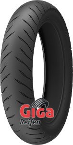 Kenda K6702 Cataclysm motorcycle tyre in black, size 90/90 21 (54H), featuring a smooth tread pattern designed for front use, with a robust rubber construction.