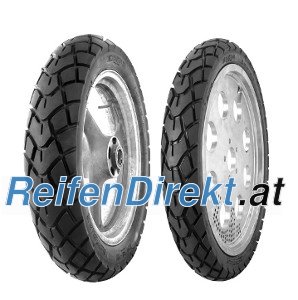 K761 tire by Kenda features a black rubber tread with a rugged pattern, designed for enhanced grip, mounted on a silver alloy wheel with multiple cutouts.