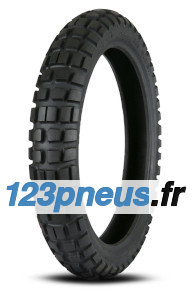 Black Kenda K784f tire featuring a rugged tread pattern designed for off-road performance, with a durable rubber material and robust sidewalls.