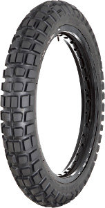 Black Kenda K784 Big Block front tire, size 120/70-12, featuring a rugged tread pattern designed for off-road performance and durability.