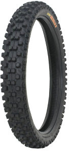 Kenda K785 Millville II motocross tyre, size 70/100-17, featuring a rugged black rubber tread with prominent knobs for traction, designed for front use in off-road conditions.