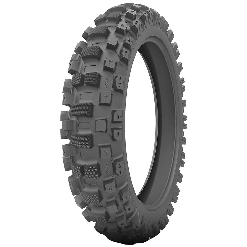 Kenda K786 Washougal II tire in size 90/100-16, featuring a rugged tread pattern for off-road traction, with a dark grey rubber material and prominent knobby design.
