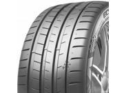 Kumho Ecsta PS91 XL tire features a sleek black rubber design with wide grooves and a performance-oriented tread pattern for enhanced grip and handling.
