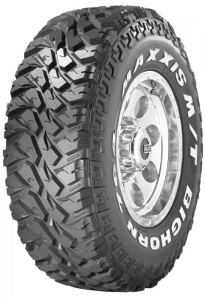 Maxxis MT-764 Big Horn 235/85 R16 tyre featuring a rugged tread pattern, black rubber material, and white lettering on the sidewall, designed for summer performance on passenger vehicles.