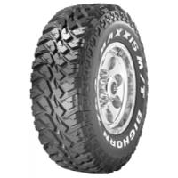 Maxxis MT-764 Bighorn tire features an aggressive tread pattern, black rubber material, and white lettering on the sidewall, sized 245/70 R16 with an 8PR rating.