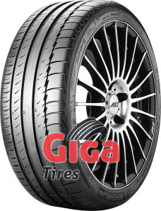 Black Michelin Pilot Sport PS2 summer tire with a width of 295 mm, aspect ratio of 30, and R18 size, featuring a sleek tread pattern and shiny alloy rim.