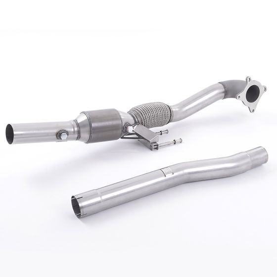 Milltek "Milltek 3" Large Bore Downpipe with 200 Cell Race Cat"