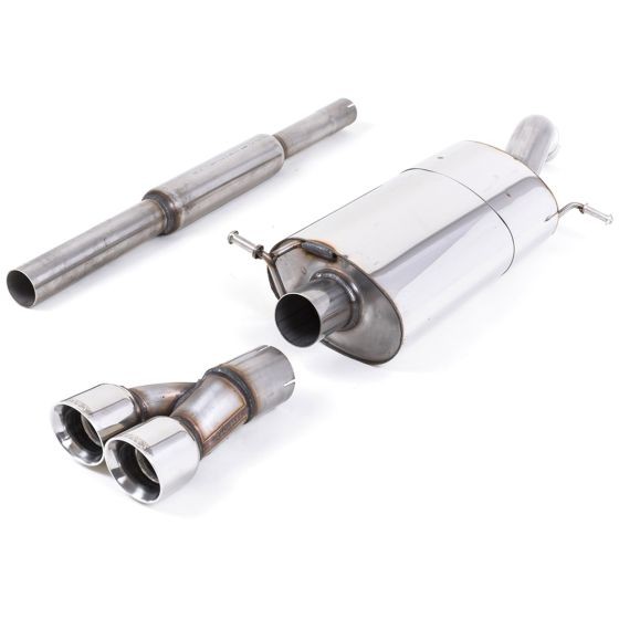 Milltek Milltek Non-Resonated Cat Back Exhaust System - 2x 80mm Round GT Polished Tailpipes