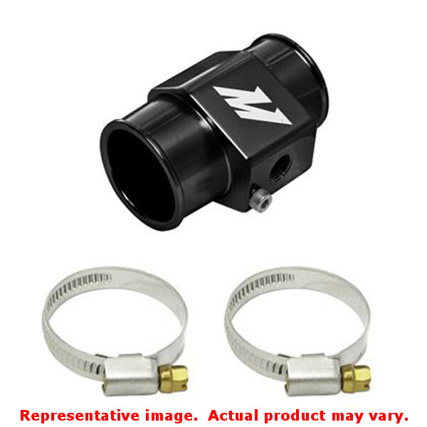 Mishimoto Water Temperature Sensor Adapter - 38mm - Black Mishimoto