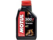 Black and red plastic bottle of MOTUL 104137 Engine Oil, 15W-60, 1L capacity, featuring a bold logo and racing graphics, designed for synthetic engine performance.