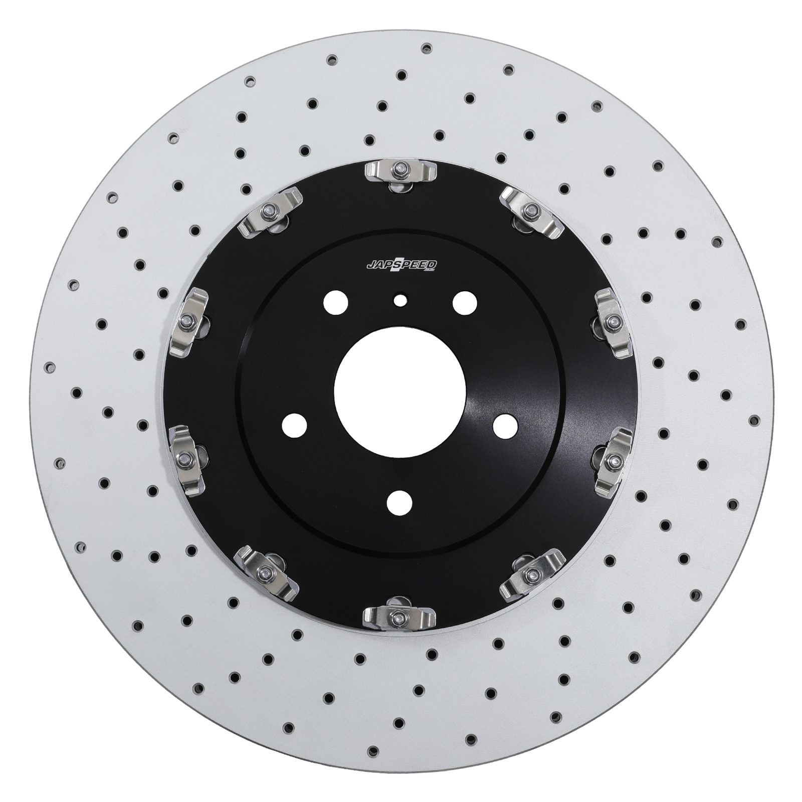 Nissan R35 GTR 2012-2016 - Front Drilled Vented Floating 390mm Brake Disks - image 2