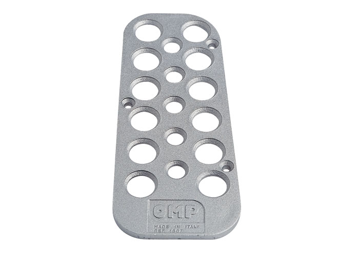 OMP OMP Racing OA1867 Driver Left Footrest  Sandblasted Aluminium