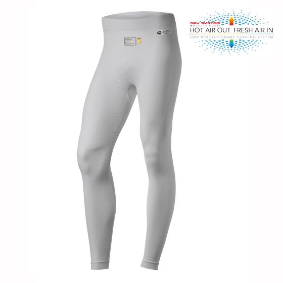 OMP OMP One Evo Long Johns - Colour: White, Size: XS/S