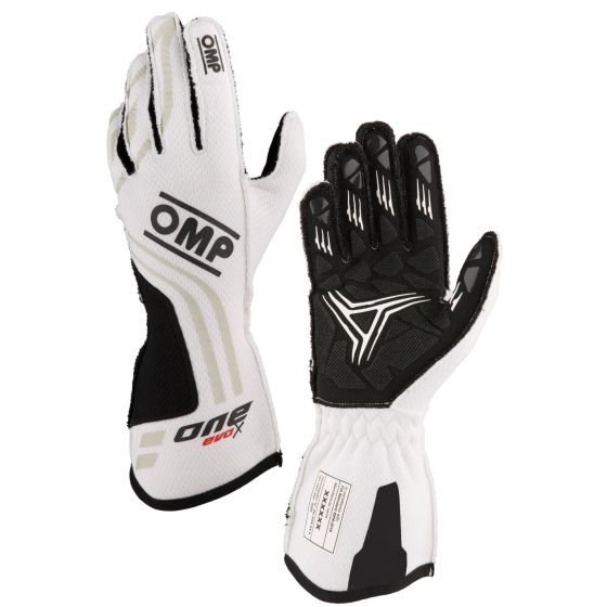 OMP OMP One Evo X Race Gloves - Colour: White, Size: L