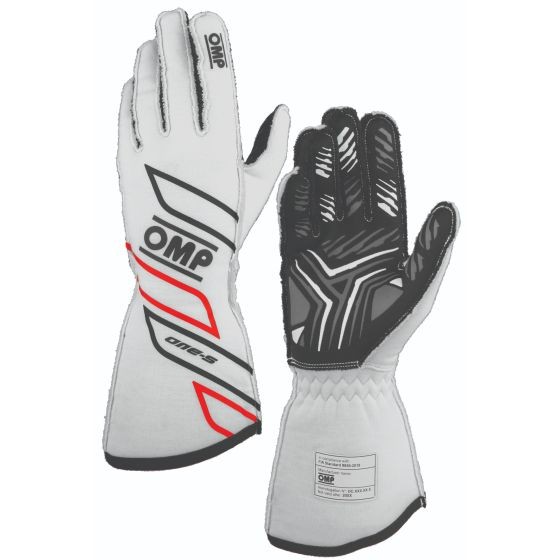 OMP OMP One S Race Gloves - Colour: White, Size: XXL