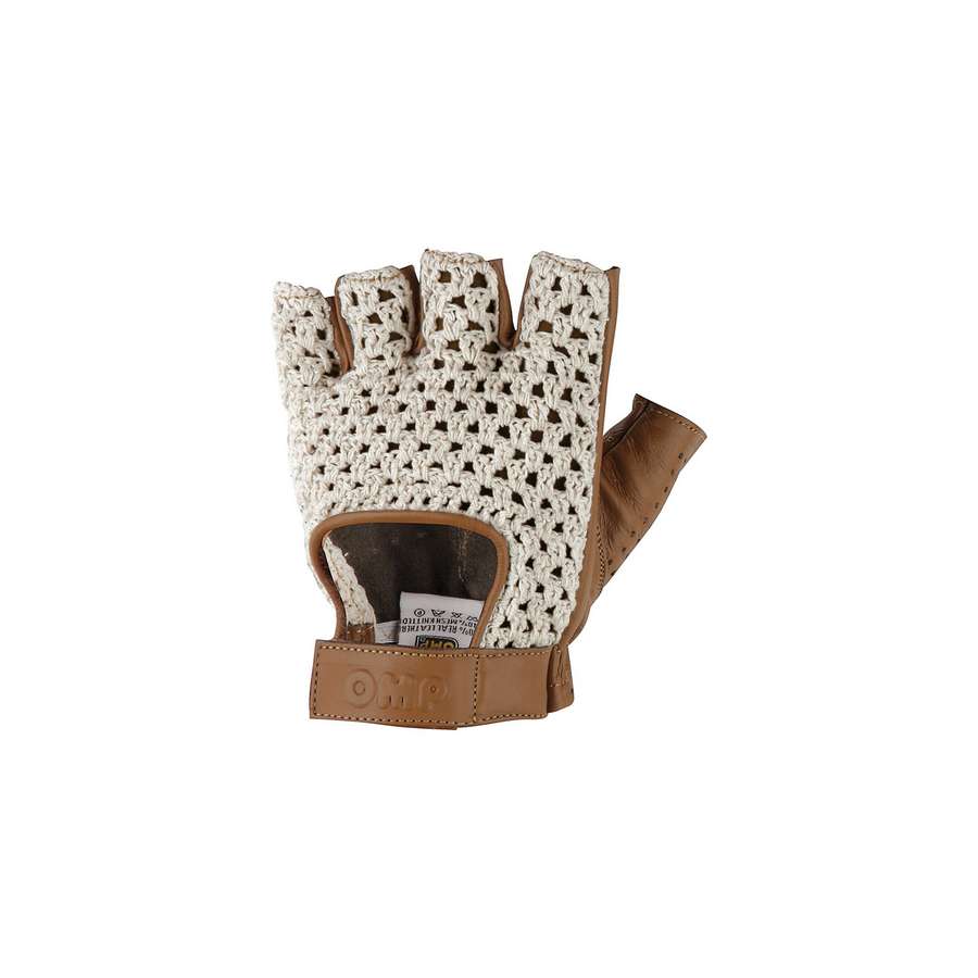 OMP OMP Tazio Stringback Driving Gloves - S, Brown