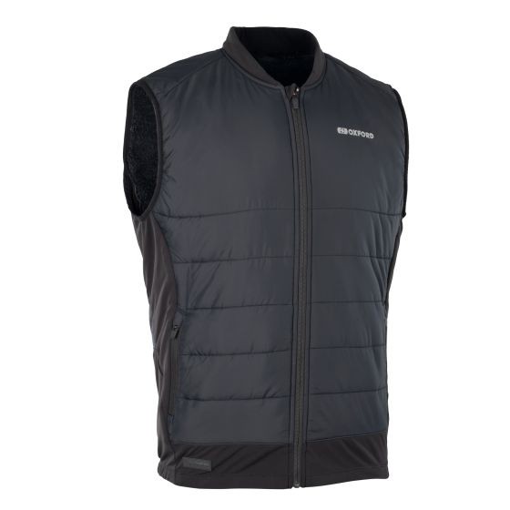 Black Oxford Advanced Expedition Mid functional vest in size XXL, featuring a zip front, padded design, and side pockets for added convenience.