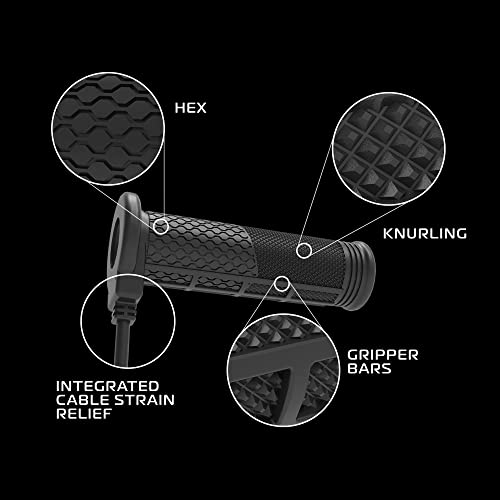 Oxford Adventure Motorcycle Hotgrips Pro Heated Grips - Black, Black - image 5