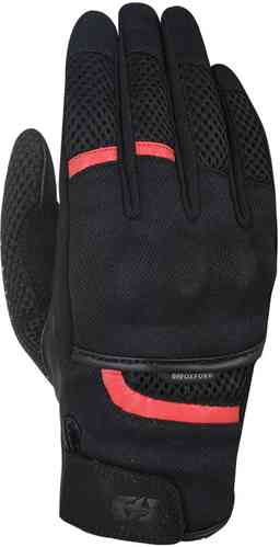 Black and red Oxford Brisbane gloves in size XL, featuring a breathable mesh design, reinforced palm, and ergonomic fit for enhanced grip and comfort.