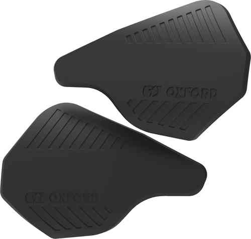Black rubber Oxford Lever to Hand Guards Add-on Converters featuring a textured grip surface and a streamlined design for enhanced protection and control.