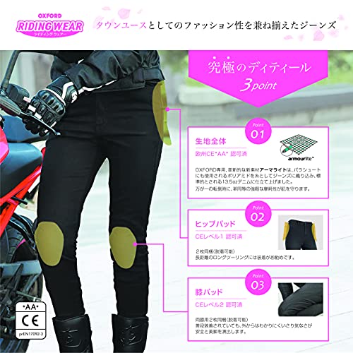 Oxford Original Approved AA Ladies Jeggings - UK 18, Regular, Black, Black - image 4