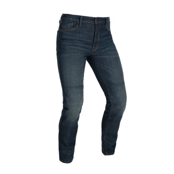 Dark blue slim jeans by Oxford, featuring a classic five-pocket design, made from durable denim, in size W38/L32.