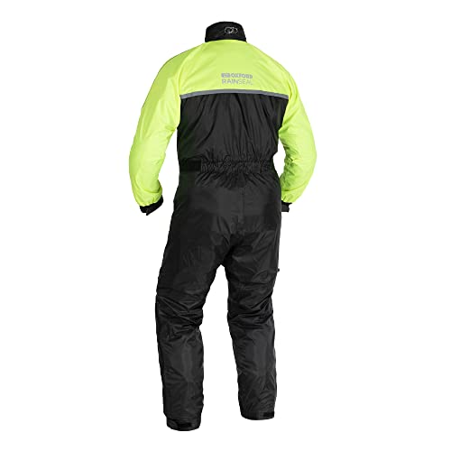 Oxford Rain Seal Oversuit - Black / Fluro Yellow - X-Large, Black/yellow - image 3