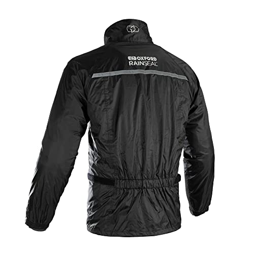 Oxford Rainseal Motorcycle Over Jacket - Black - Medium, Black - image 2