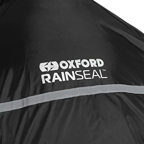 Oxford Rainseal Motorcycle Over Jacket - Black - Medium, Black - image 5