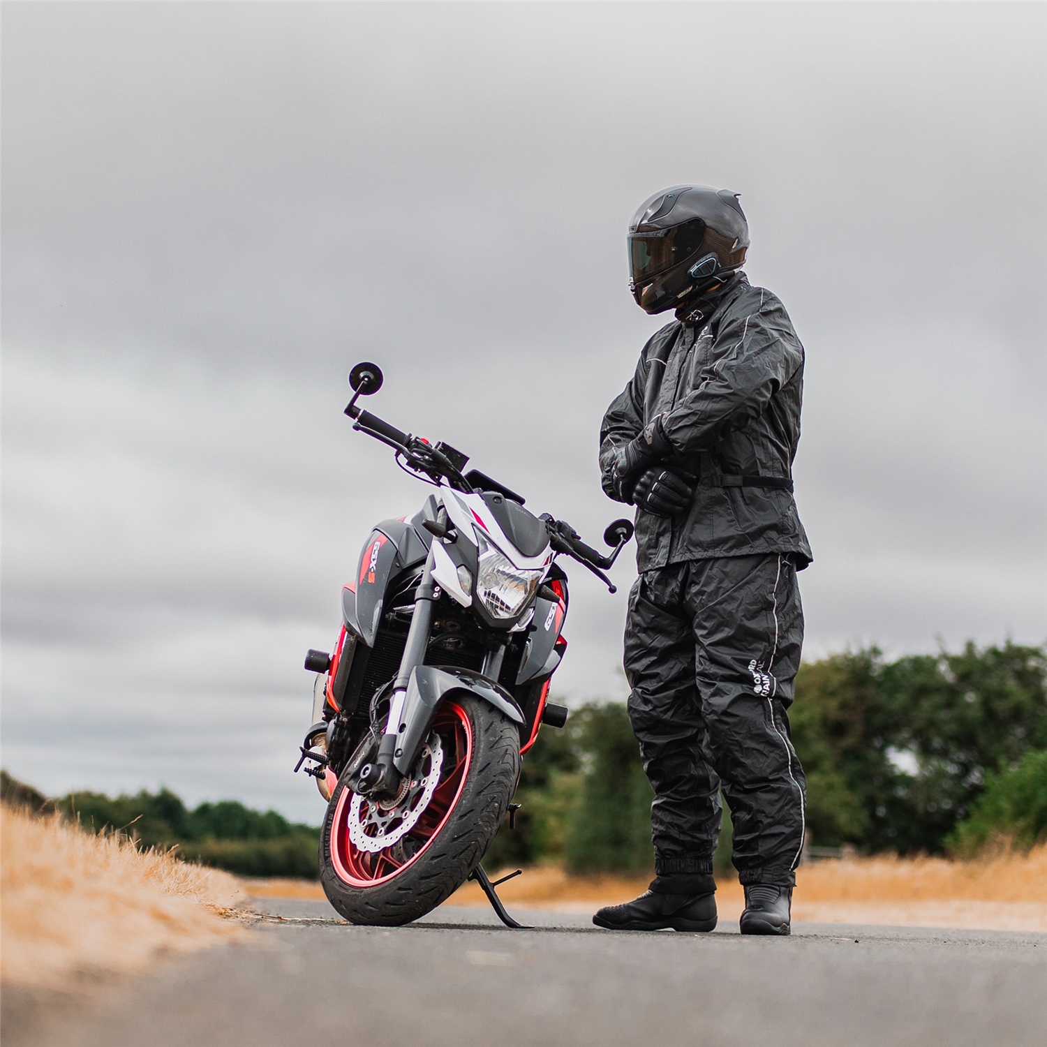 Oxford Rainseal Motorcycle Over Jacket - Black - XXXXX-Large, Black - image 5