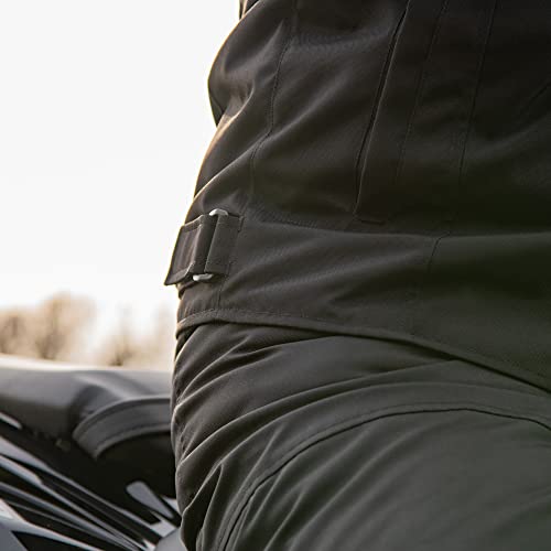 Oxford Spartan Long Waterproof MS Textile Motorcycle Jacket - 3X-Large - Black, Black - image 5