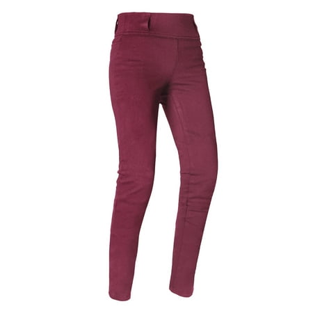 Burgundy super leggings for ladies, UK size 6, featuring a sleek, form-fitting design with a smooth fabric finish and a high waistband for comfort.
