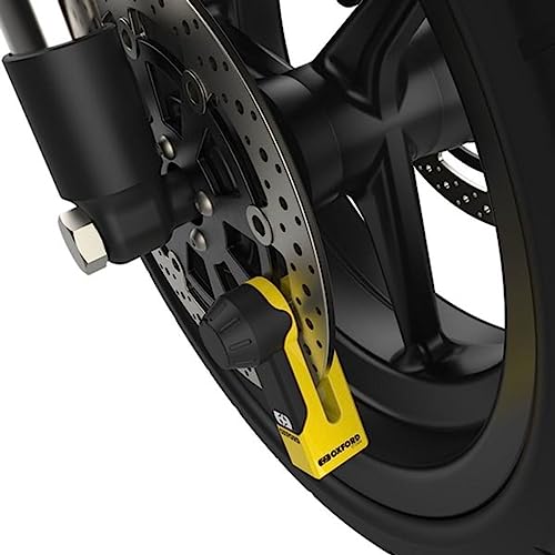 Oxford Titan 10mm Pin Disc Lock - Yellow - image 2