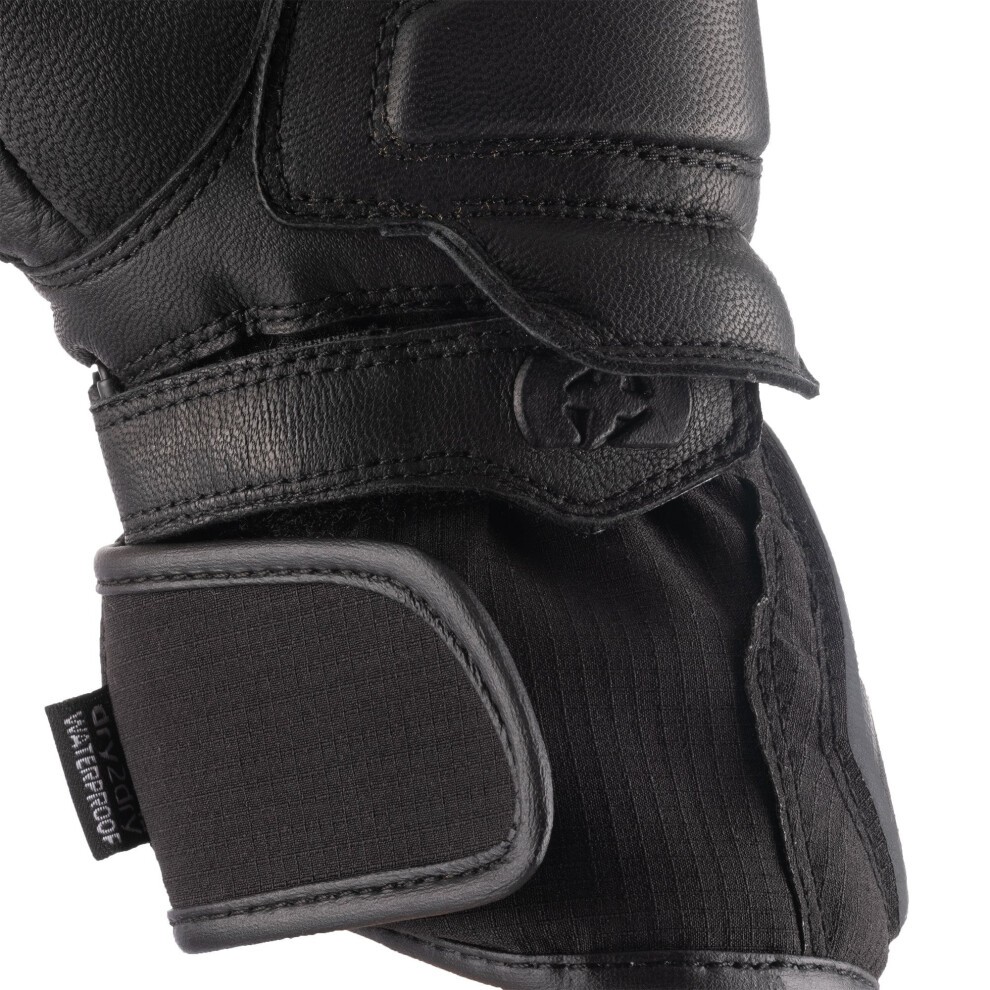 Oxford Vancouver 2.0 Dry2Dry Motorcycle Gloves - Medium - Charcoal / Yellow, Grey/yellow - image 4