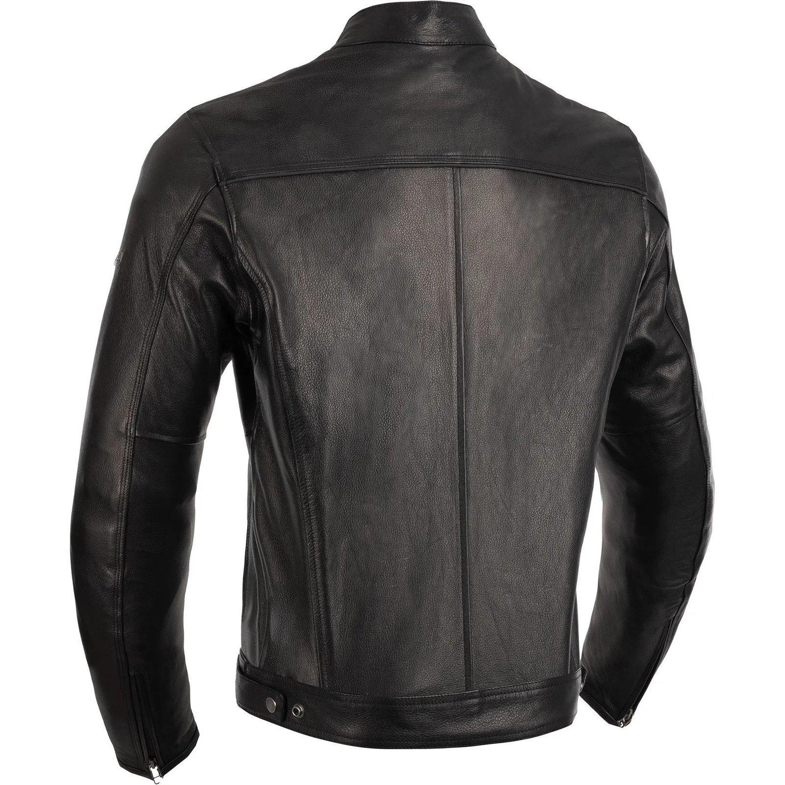 Oxford Walton 2.0 Leather Motorcycle Jacket - 5XL, Black - image 2