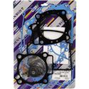 Full gasket set featuring various gaskets in blue and black materials, packaged with a colorful Athena branding background, suitable for engine models from 2003 to 2018.
